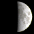 The moon is a First Quarter Moon