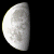 The moon is a Third Quarter Moon