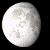 The moon is Waning Gibbous